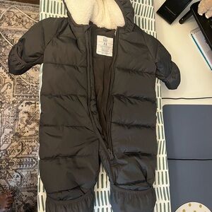 GAP Black Baby Snowsuit